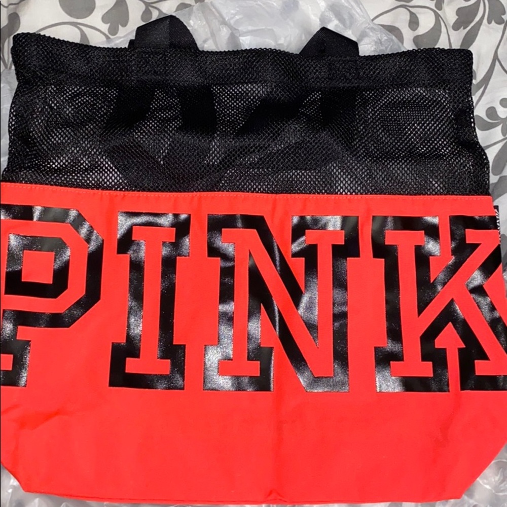 Pink Mesh Bag